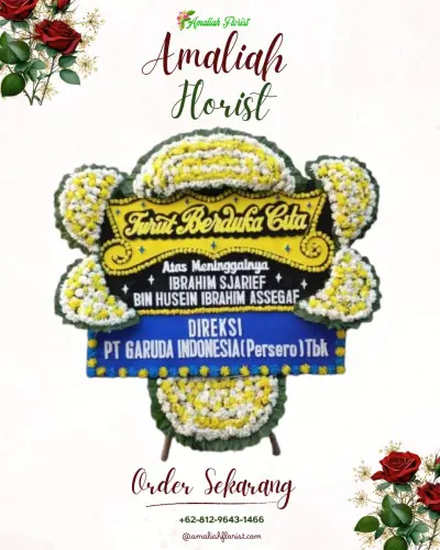 Papan Bunga Duka di Sukawening