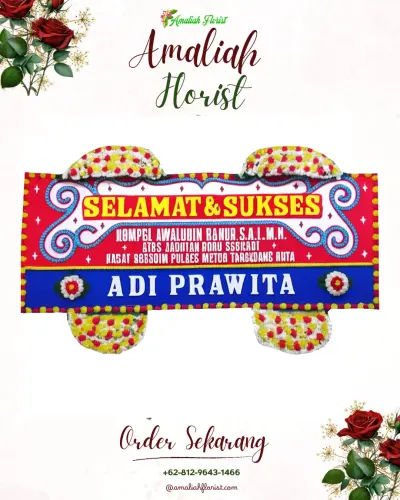 Karangan Bunga Ucapan Selamat di Sukawening